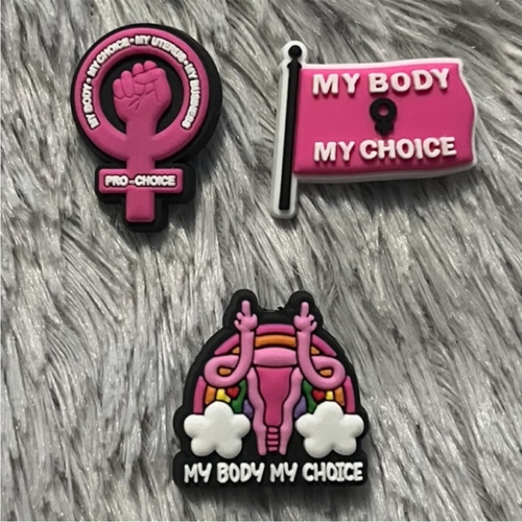 Women’s Rights Croc Charm Set